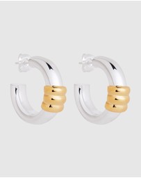 Najo - Pont D’Or Two-Tone Earrings