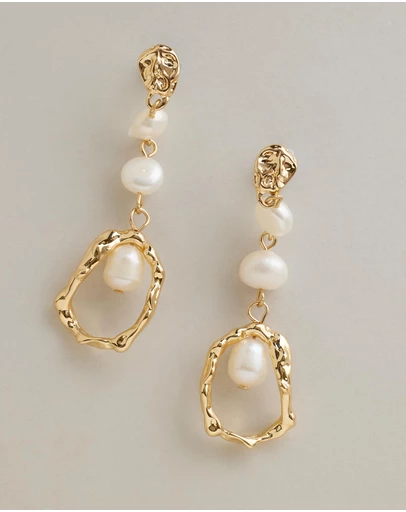 Native Sol - Tahlia Pearl Earrings