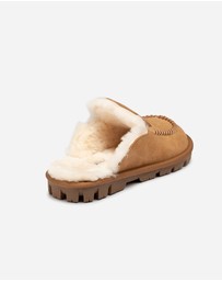 Ozwear Connection Uggs - Ugg Fremantle Sudge Logo Women Slipper