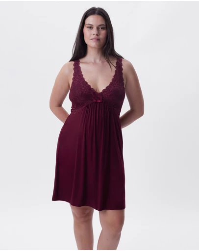 Bras N Things - Kaede Slip - Berry