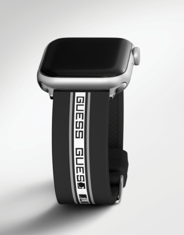 GUESS - Guess Apple Band - Black Logo 42-44mm