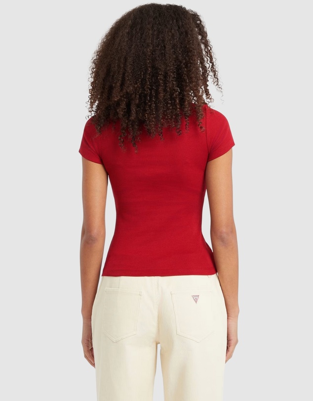 GUESS - GUESS JEANS Slim Short Sleeve Top