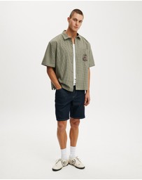 Cotton On - Loose Straight Denim Short