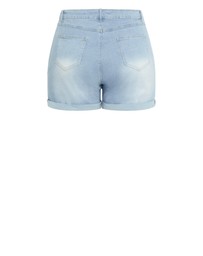 City Chic - Clean Hi Waist Denim Short