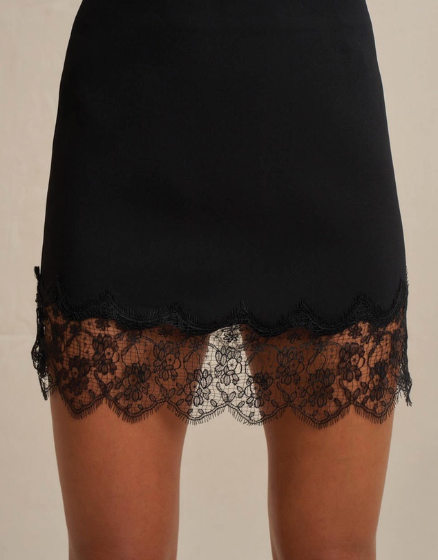 BY JOHNNY. - Elodie Lace Mini Skirt