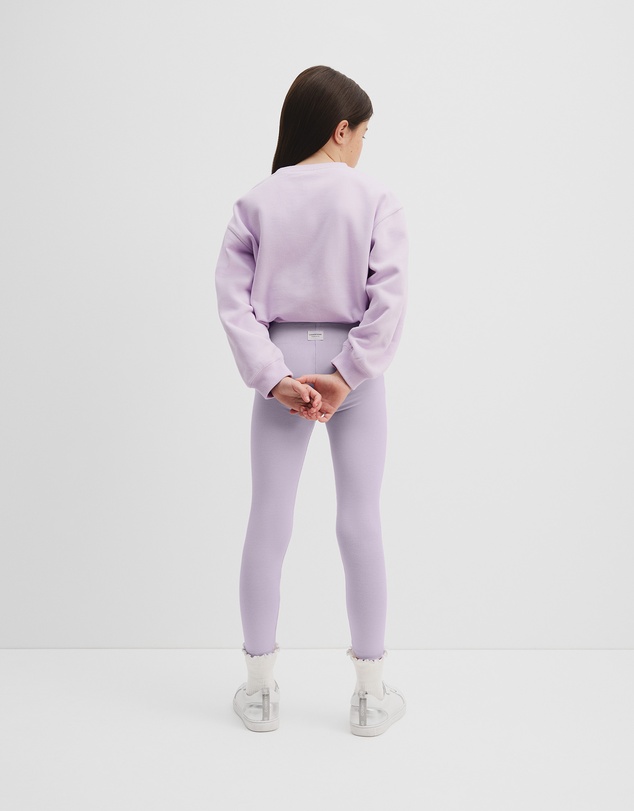 Country Road - Organically Grown Cotton Blend Solid Rib Legging