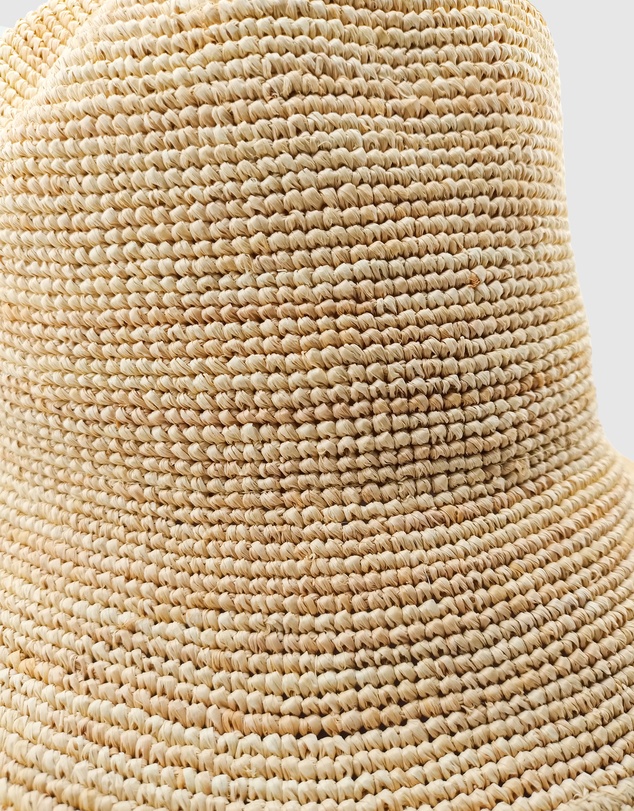 Miz Casa and Co - Clementine Foldable Raffia Weave Sun Hat