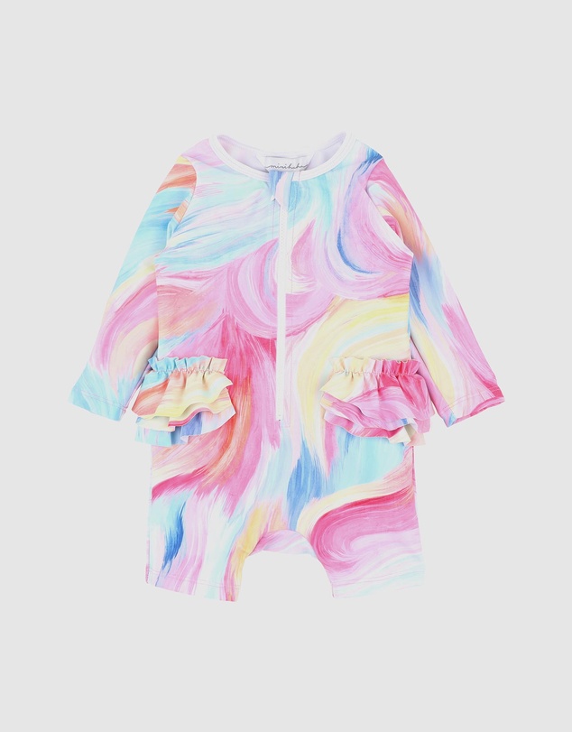 Minihaha - Cali Print LS Rash Suit - Babies-Kids