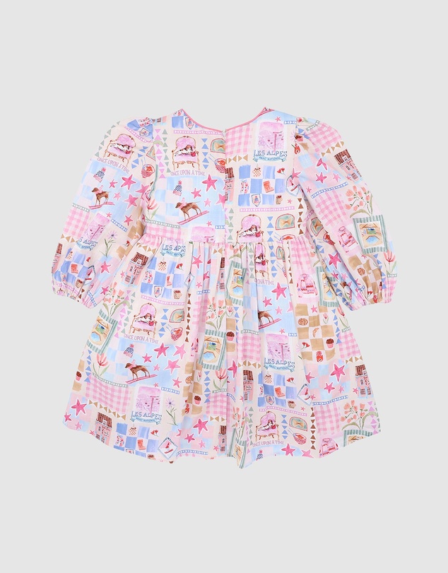 Fox & Finch - Winter Vacay Print Dress - Kids