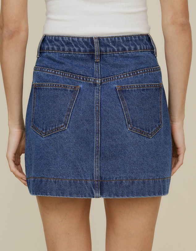 The Fated - Margot Denim Skirt