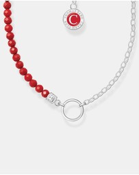 THOMAS SABO - Member Charm Necklace with Red Beads