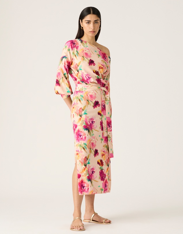 MOS The Label - Stella Knit One Shoulder Dress
