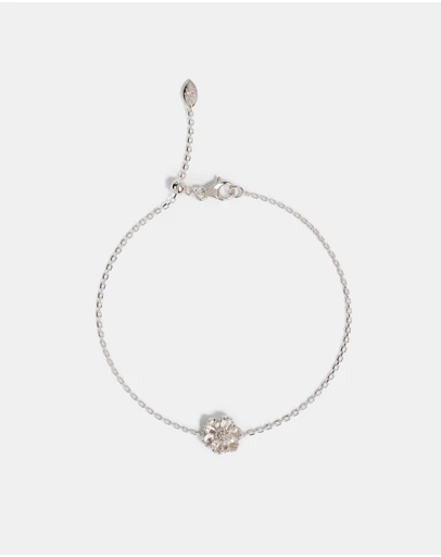 By Charlotte - Birth Flower Bracelet - Poppy August