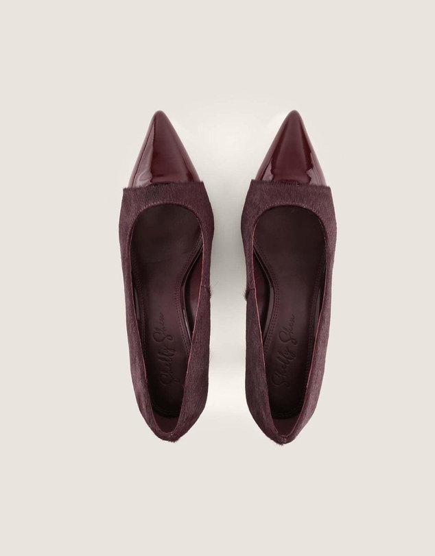 Shelly Shen - Aster High Heel Pumps Burgundy