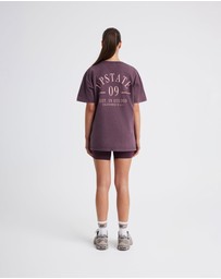 Upstate - Thrive Tee - Washed Merlot
