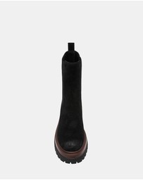 Steve Madden - Blitzen Black Suede Booties