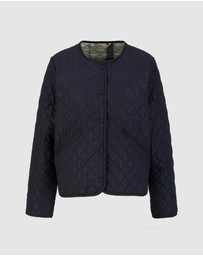 Barbour - Cashel Collarless Quilted Jacket