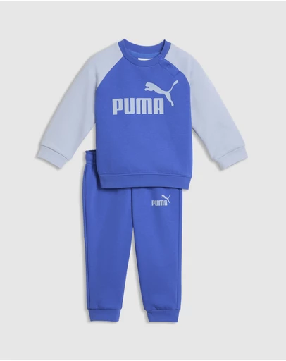Puma - Minicats Ess Raglan Crew Set - Babies-Kids