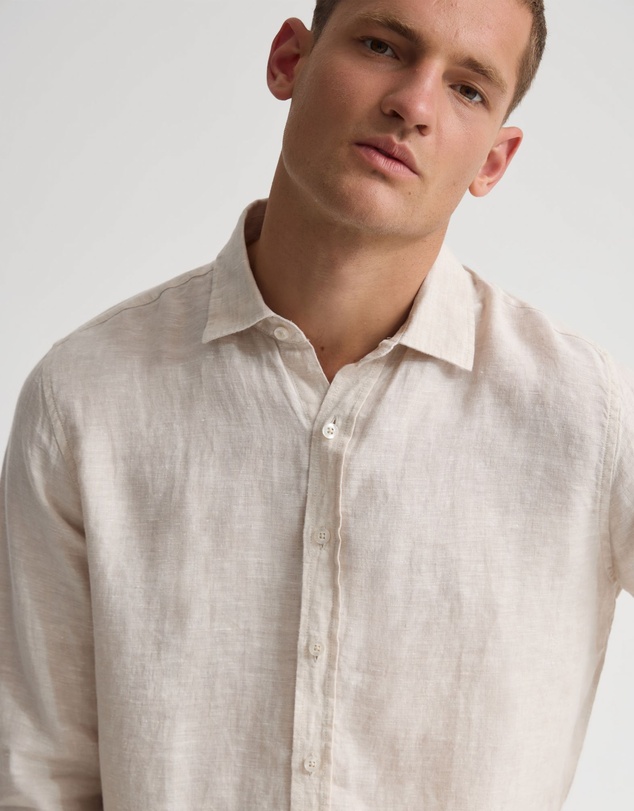 Oxford - Cooper Ls Organic Linen Shirt