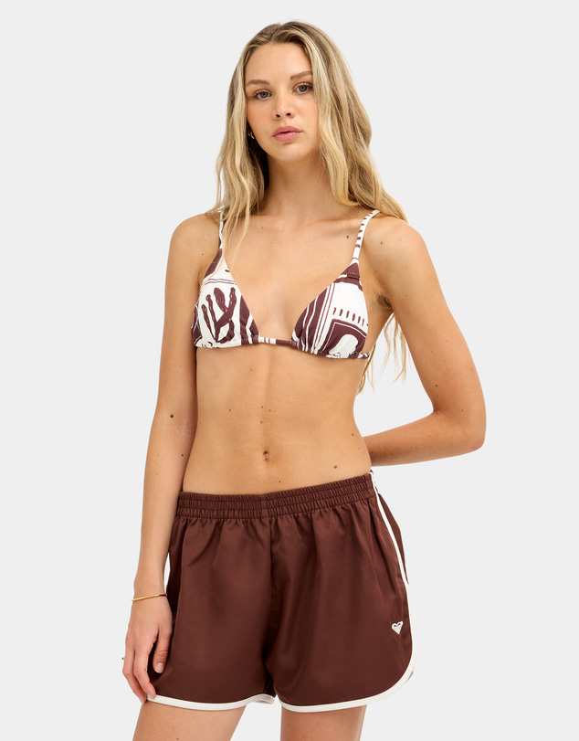 Roxy - Womens Racer Elastic Waist Shorts