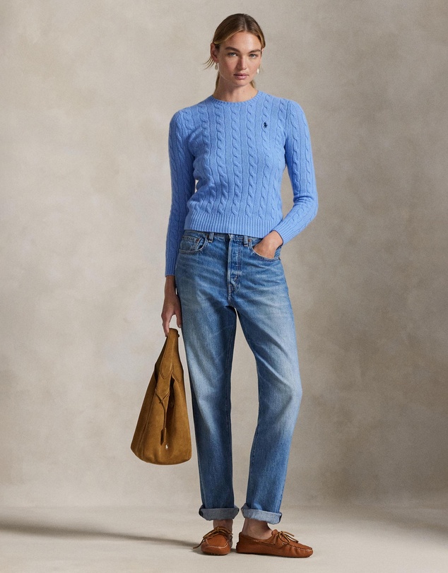 Polo Ralph Lauren - Cable Wool-Cashmere Crewneck Sweater - ICONIC EXCLUSIVE