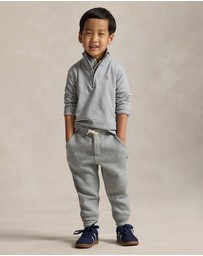 Polo Ralph Lauren - Cotton Interlock Quarter-Zip Pullover - ICONIC EXCLUSIVE - Babies-Kids
