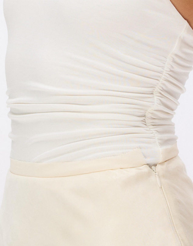 Minima Esenciales - Hazel Halter Neck Jersey Top