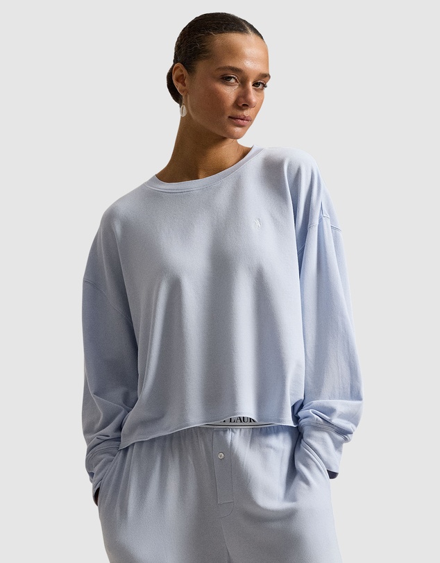 Polo Ralph Lauren - Club Terry Long Sleeve Cotton Jersey Pyjama Set