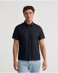 Oxford - Leyton French Linen Short Sleeve Shirt