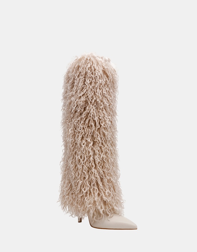 Steve Madden - Icon Off White Boots