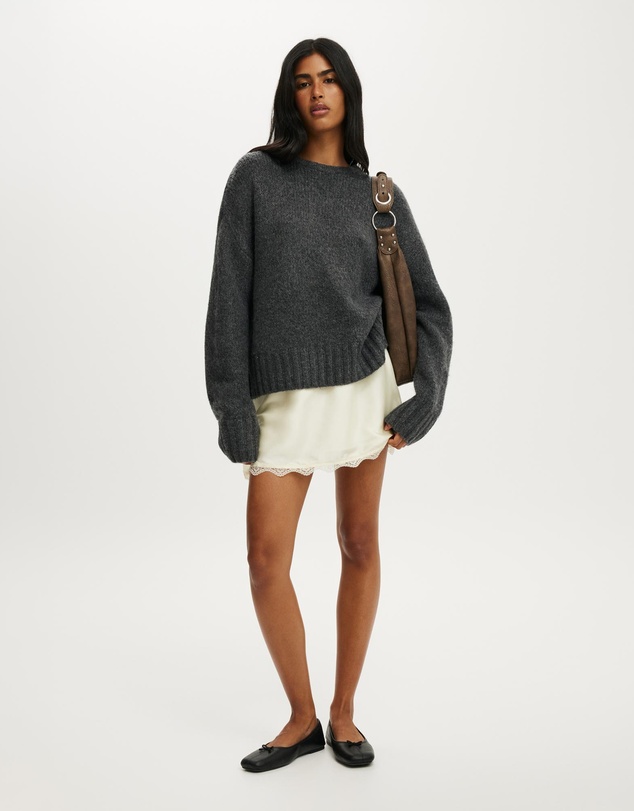 Cotton On - Luxe Crew Neck Sweater
