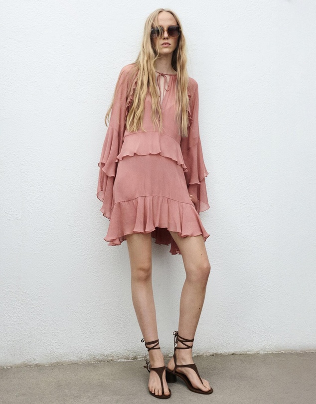 M.N.G - Short Ruffled Dress