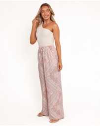 Petal & Pup - Varia Wide Leg Pant - Sage Paisley