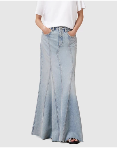 AllSaints - Alma Denim Skirt