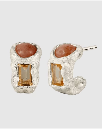 Haze & Glory - Citrine Hoops