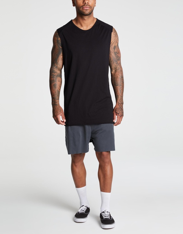 Surrounded By Ghosts - The Galena Rib Knit Tail Muscle T-Shirt