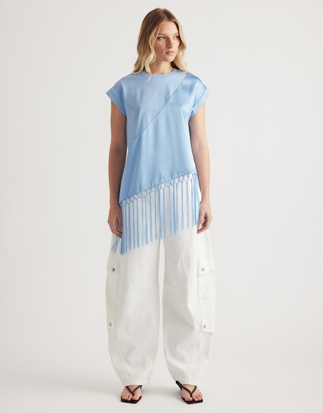 Decjuba - Elsa Fringe Hem Tee