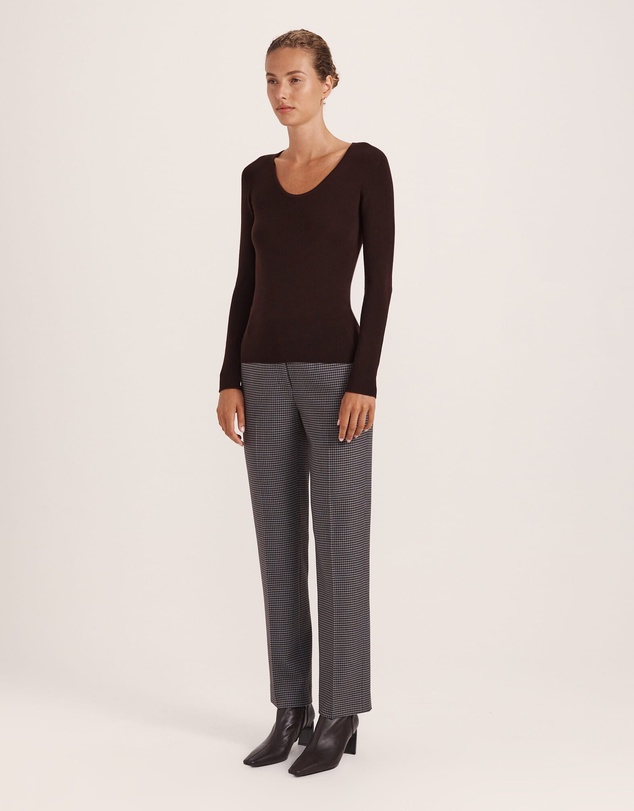 SABA - Janet Merino Wool Scoop Neck Knit