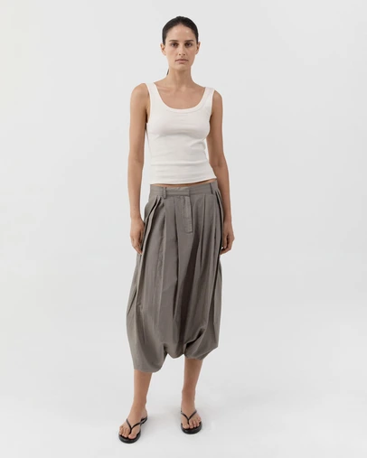 St. Agni - Organic Cotton Scooped Ballerina Top