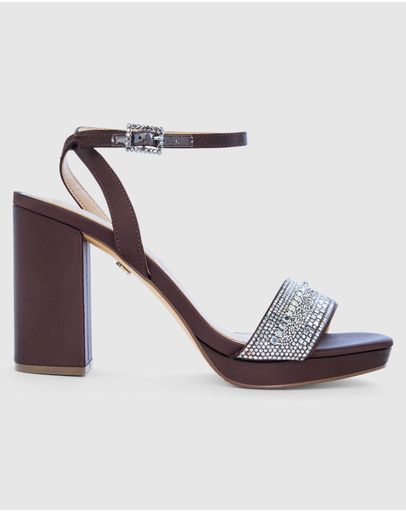 CHOCOLATE CRYSTAL SATIN