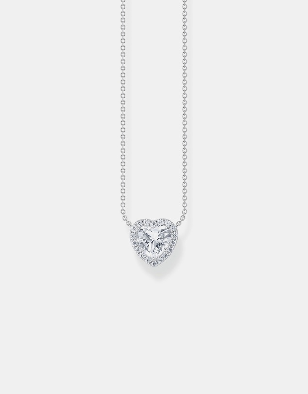THOMAS SABO - Necklace with heart-shaped halo pendant