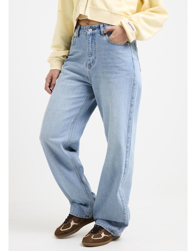 Subtitled - Tayla High Straight Denim Jeans