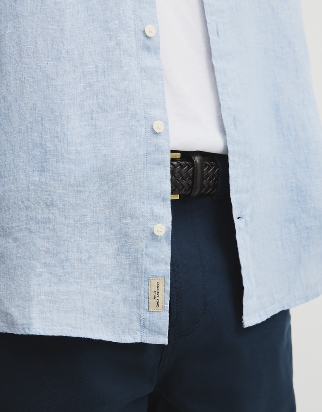 Country Road - Regular Fit Short Sleeve Linen Shirt