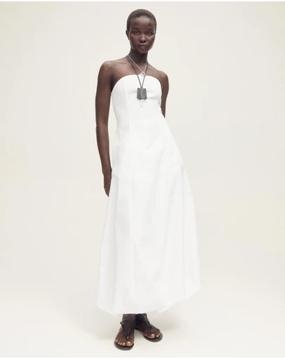 M.N.G - Rita Strapless Dress With Puffed Hem