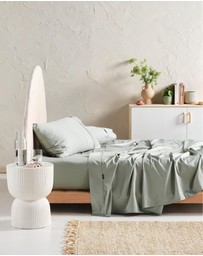 Linen House - Augusta 500THC Cotton Sateen Sheet Set