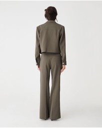 Forcast - Sadie Patch Pocket Crop Jacket