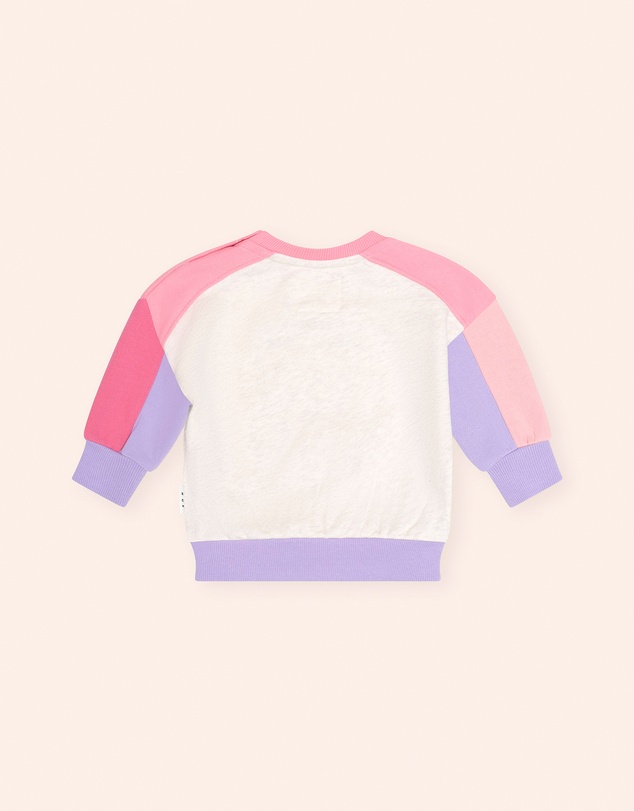 Huxbaby - Colour Block Sitting Huxette Sweatshirt - Babies-Teens