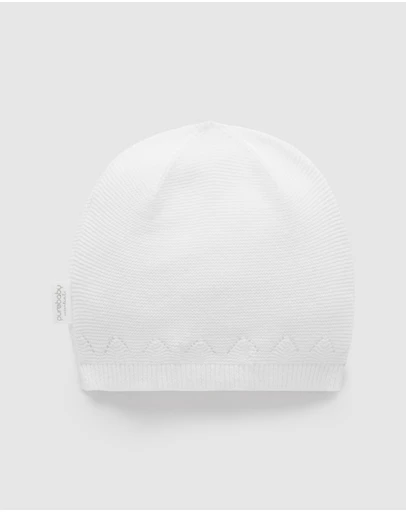 Purebaby - Essential Layette Beanie - Babies