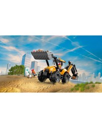 LEGO - 60480 Yellow Backhoe Loader