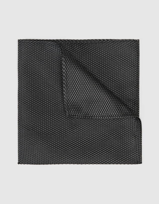 Politix - Silk Textured Two-tone Pocket Square